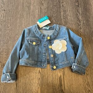 Kids premium cropped Denim Jacket jr 6